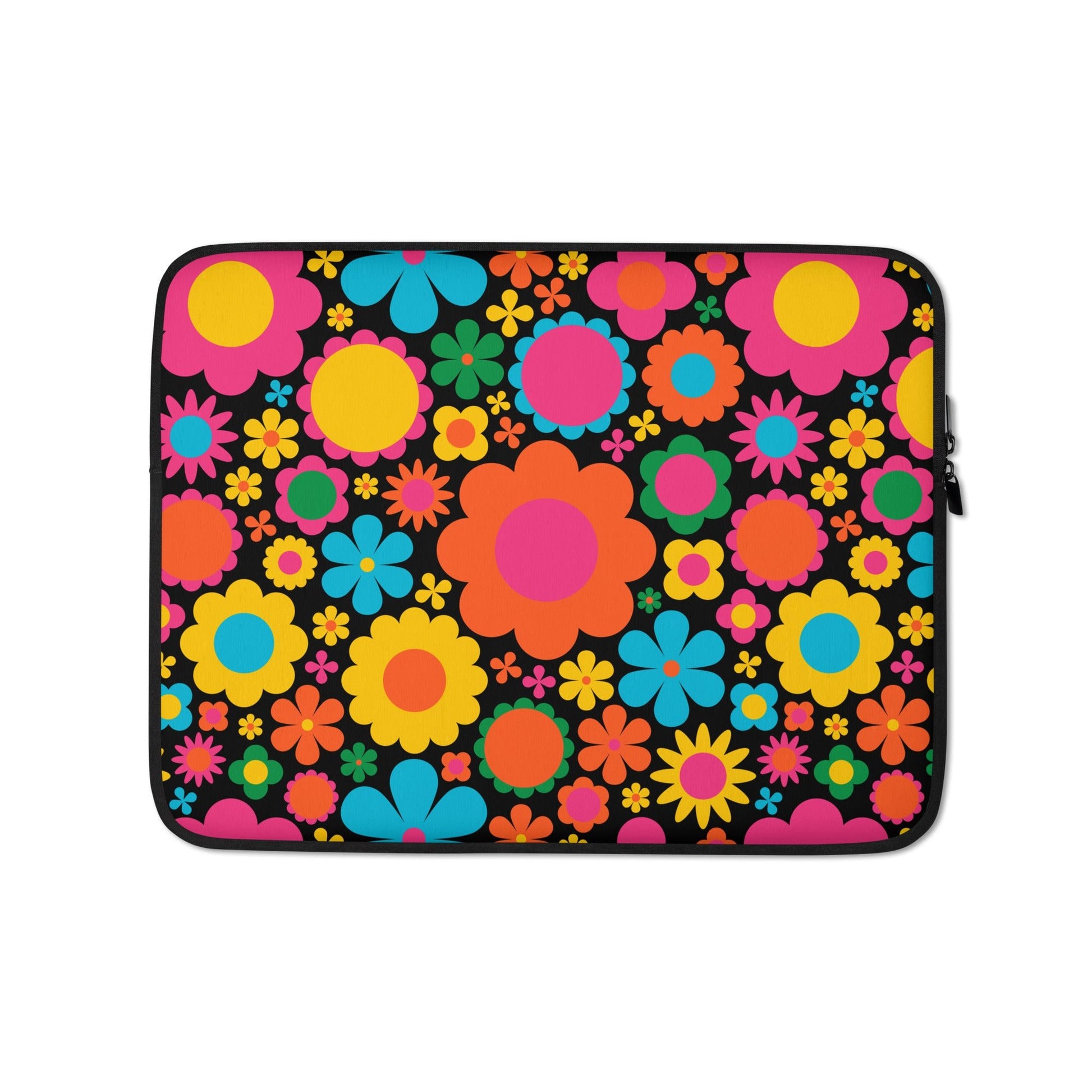 Laptop sleeve - BLOOMPOP happy - Colorful bloom print 13″