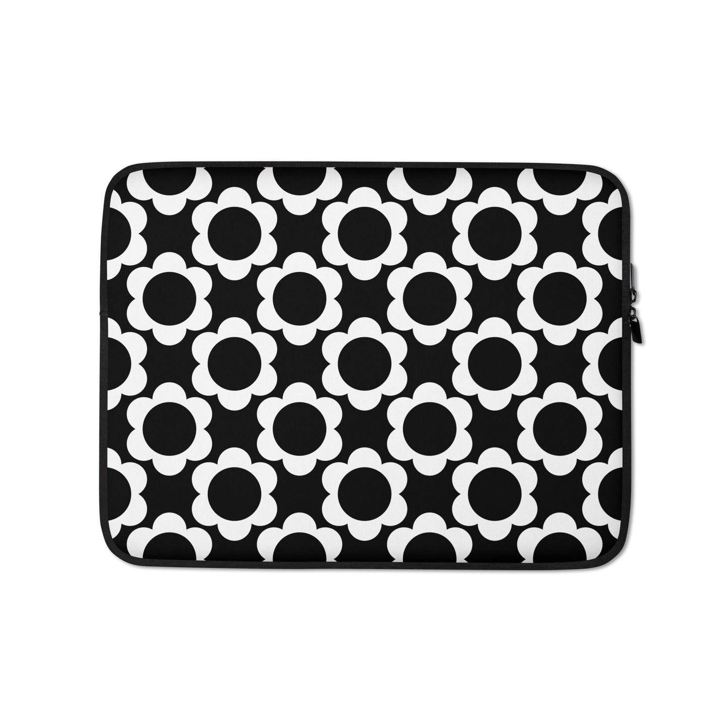 Laptop sleeve - ELLIE black - Classic floral print 13″