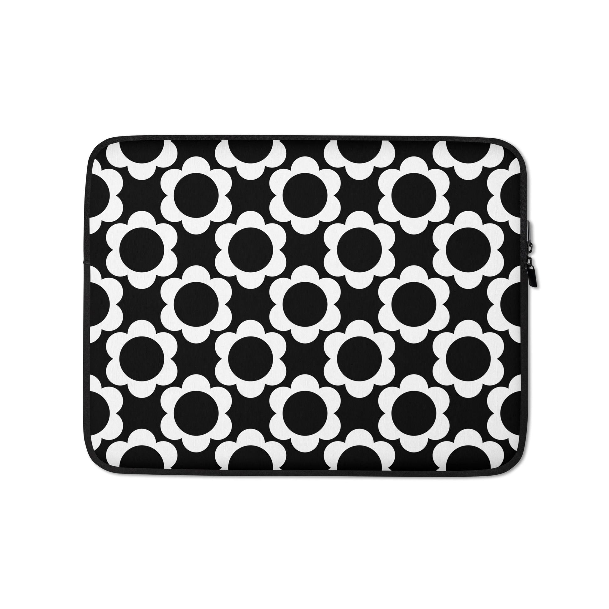 Laptop sleeve - ELLIE black - Classic floral print 13″