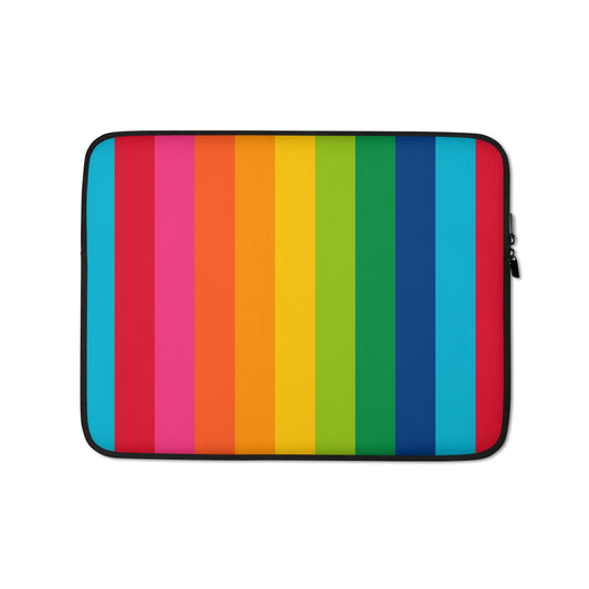 Laptop sleeve - RAINBOW STRIPE 13″