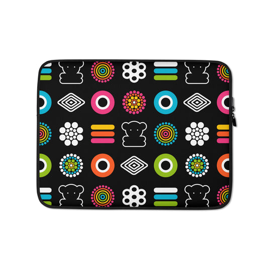 Laptop sleeve - SWEET CANDY - Colorful candy print 13″