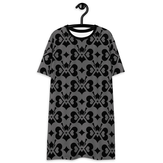 T-shirt dress - LOVE BUTTERFLY black - Graphic butterfly print 6XL