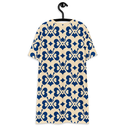 T-shirt dress - LOVE BUTTERFLY bluelight - Graphic butterfly print