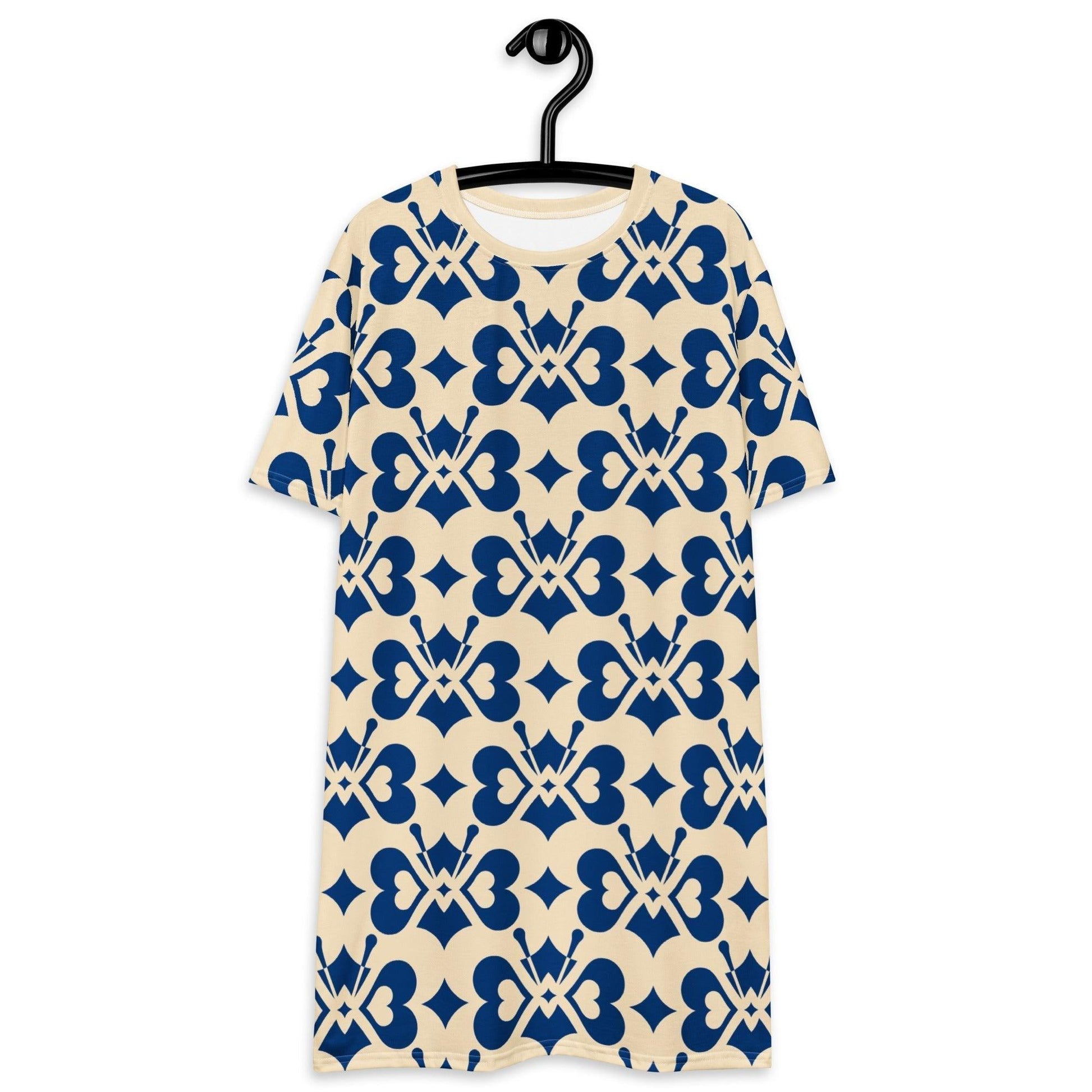 T-shirt dress - LOVE BUTTERFLY bluelight - Graphic butterfly print 6XL