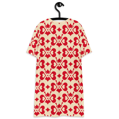 T-shirt dress - LOVE BUTTERFLY redlight - Graphic butterfly print