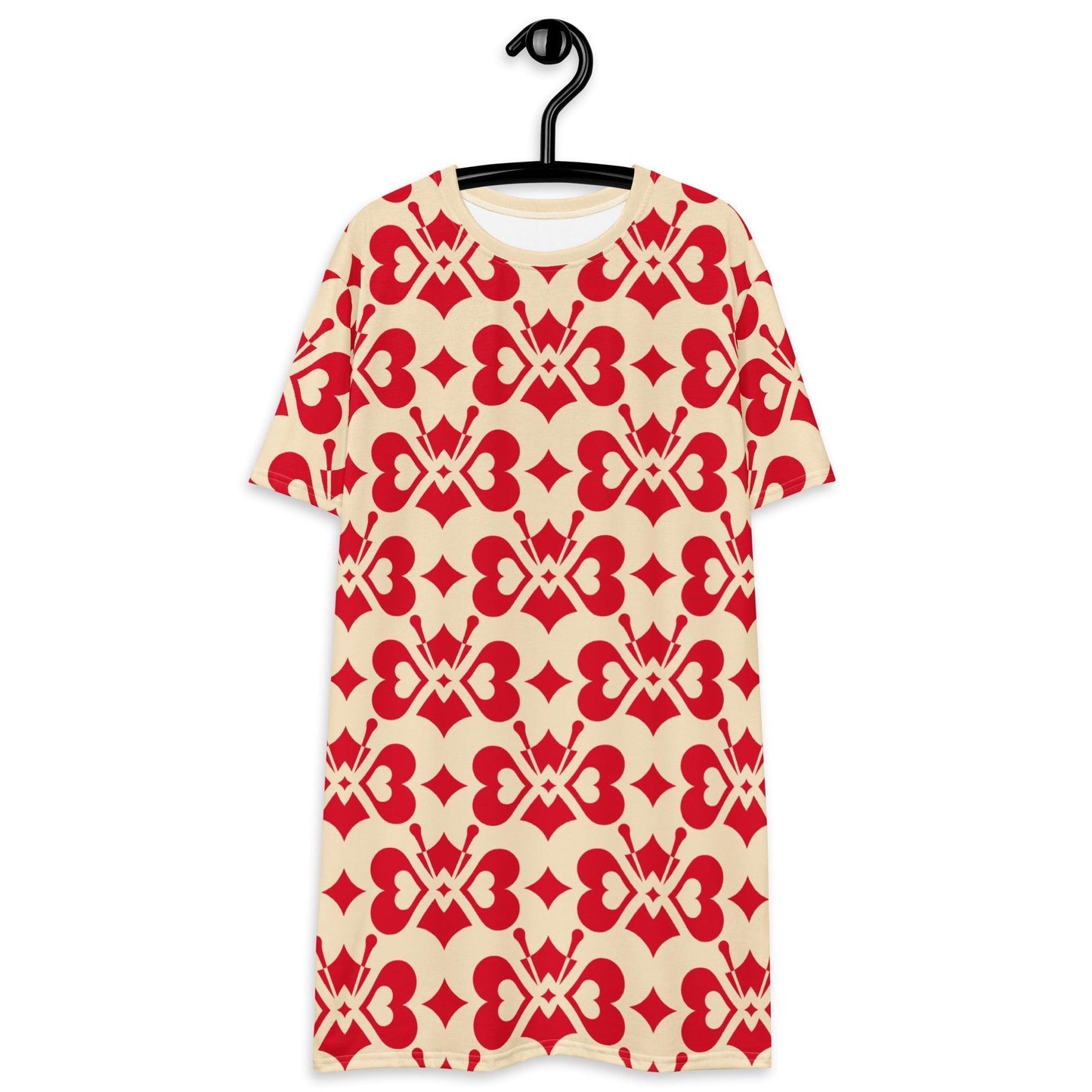 T-shirt dress - LOVE BUTTERFLY redlight - Graphic butterfly print 6XL