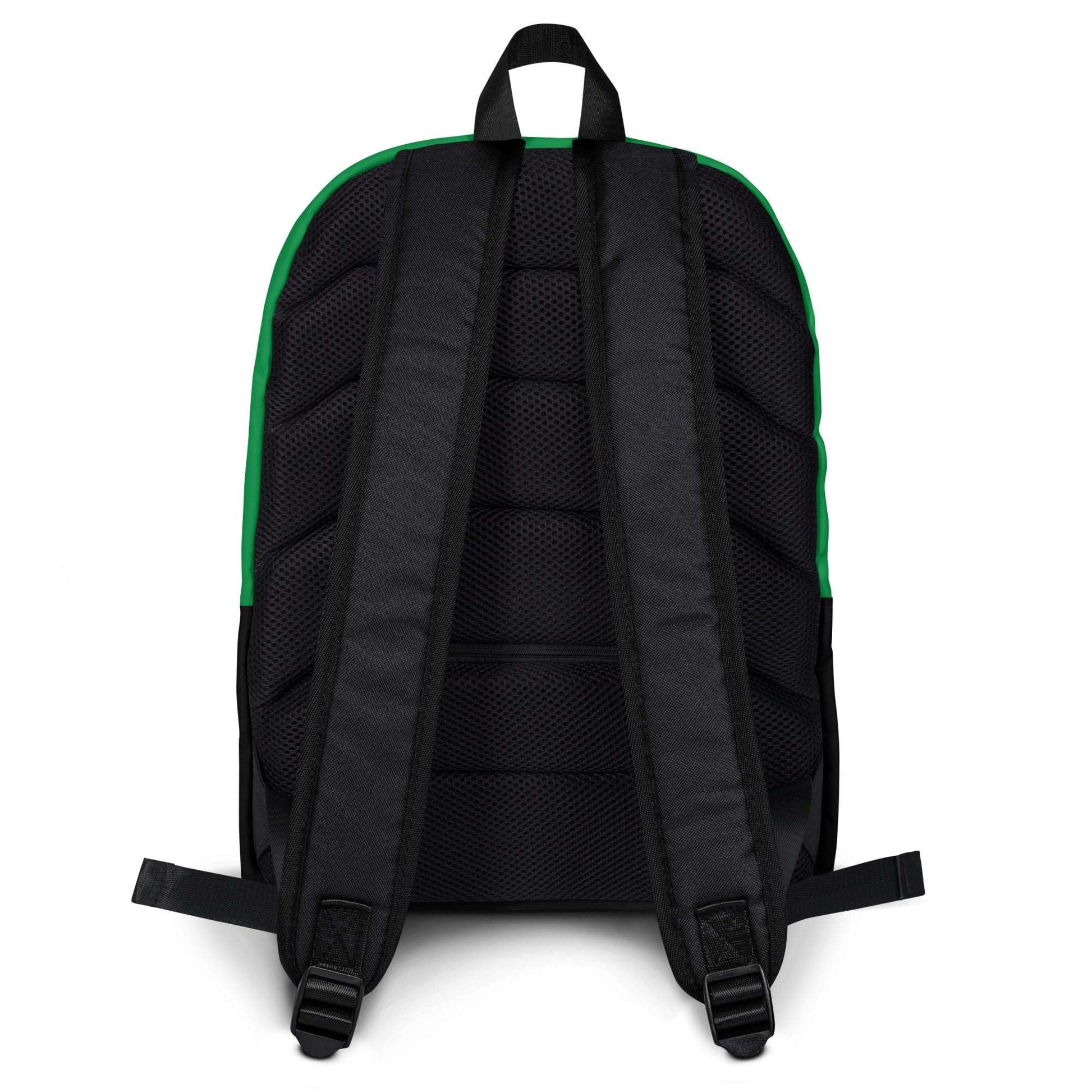 Backpack - MUSHROOM MANIA green - Colorful mushroom print