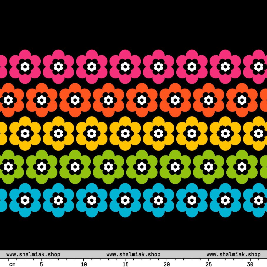 PEACOCK BLOOM rainbow