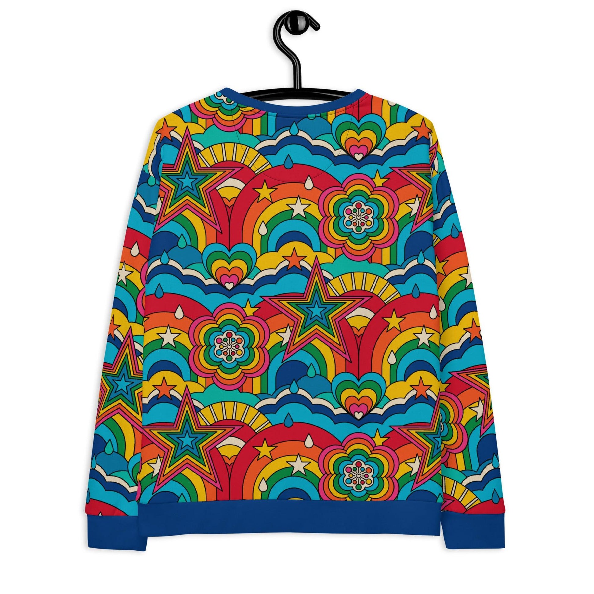 Sweatshirt - RAINBOW RAVE - Bold rainbow sky print