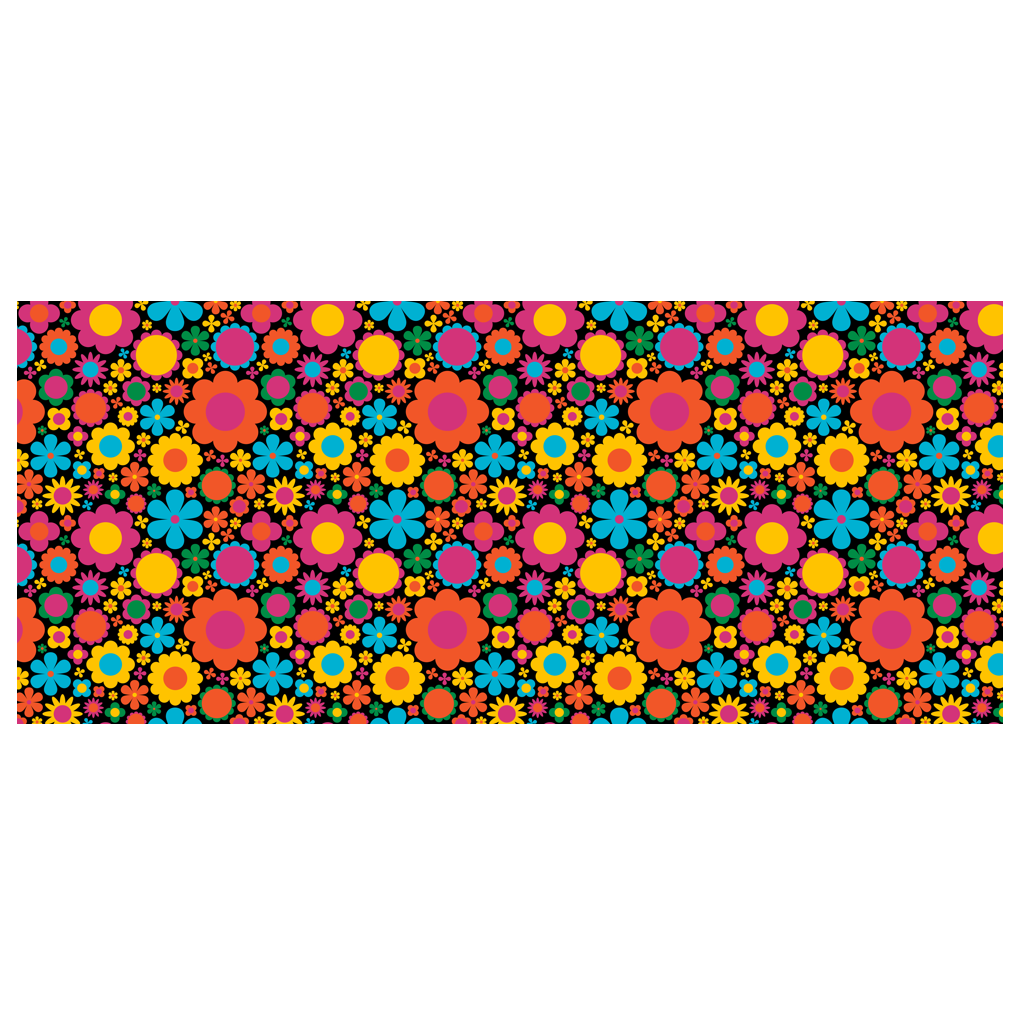 Scarf - BLOOMPOP happy - Colorful bloom print