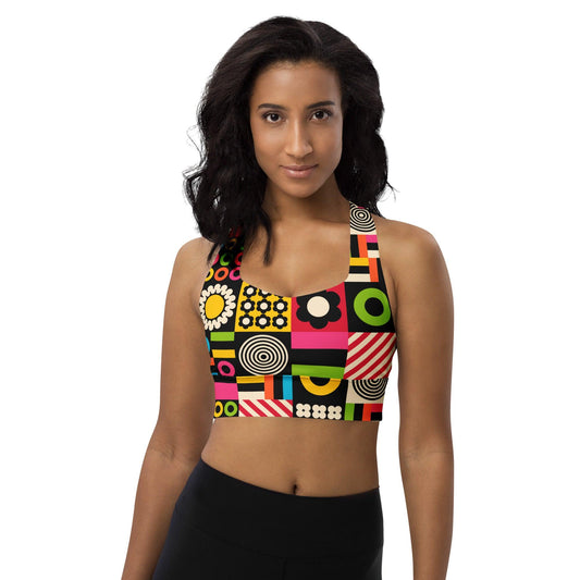 Sports Bra - CANDYBOX - Bold Candy Shapes