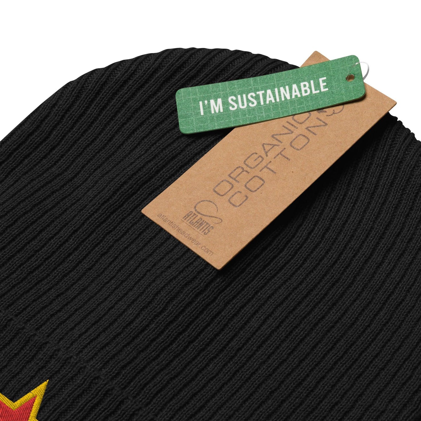 Beanie - STAR red yellow