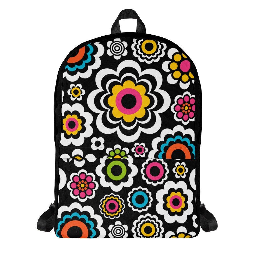 Backpack - SUGAR BLOOM - Playful candy flowers print Default Title