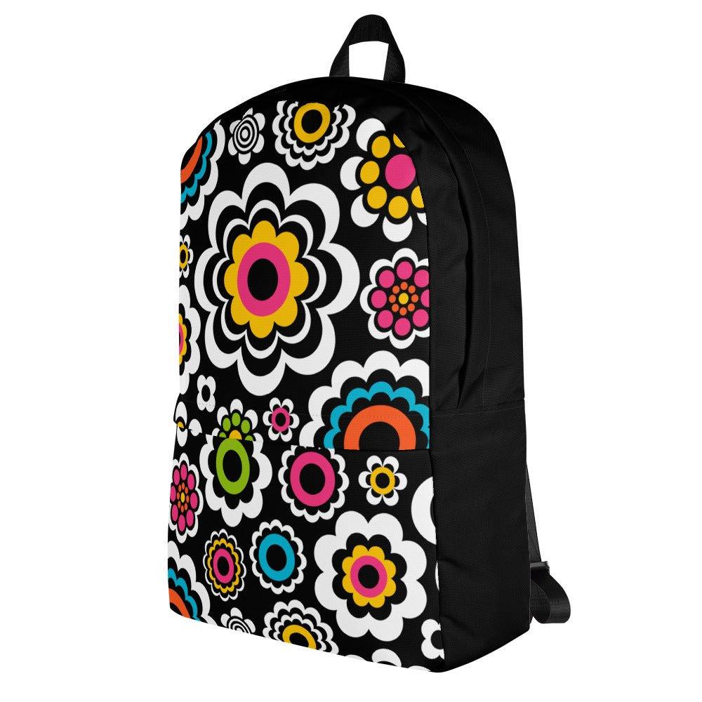 Backpack - SUGAR BLOOM - Playful candy flowers print