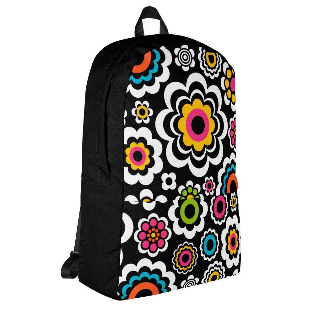 Backpack - SUGAR BLOOM - Playful candy flowers print
