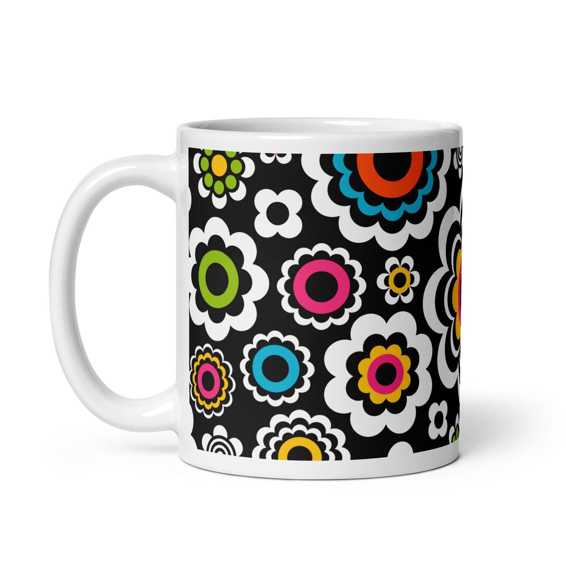 Mug - SUGAR BLOOM - Playful candy flowers print