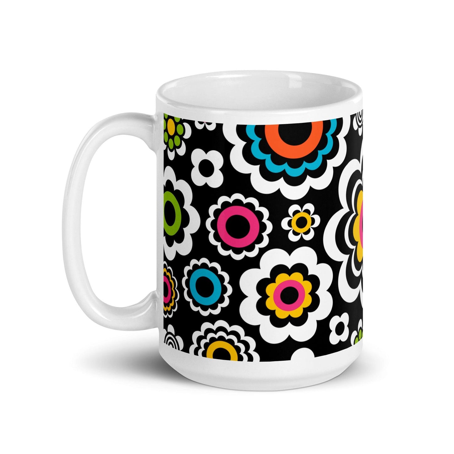 Mug - SUGAR BLOOM - Playful candy flowers print