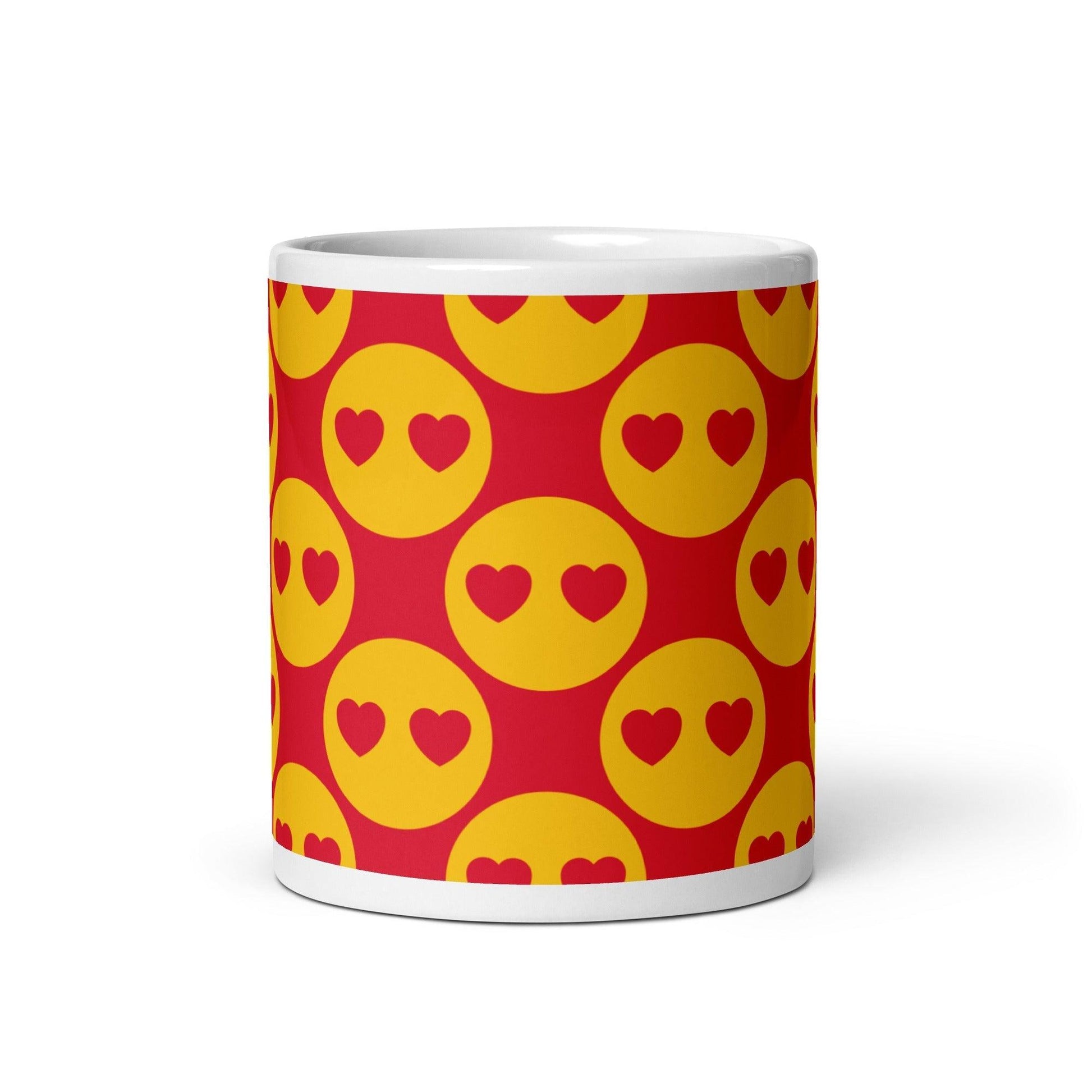 Mug - SUPERHAPPY - Sunshine and hearts print