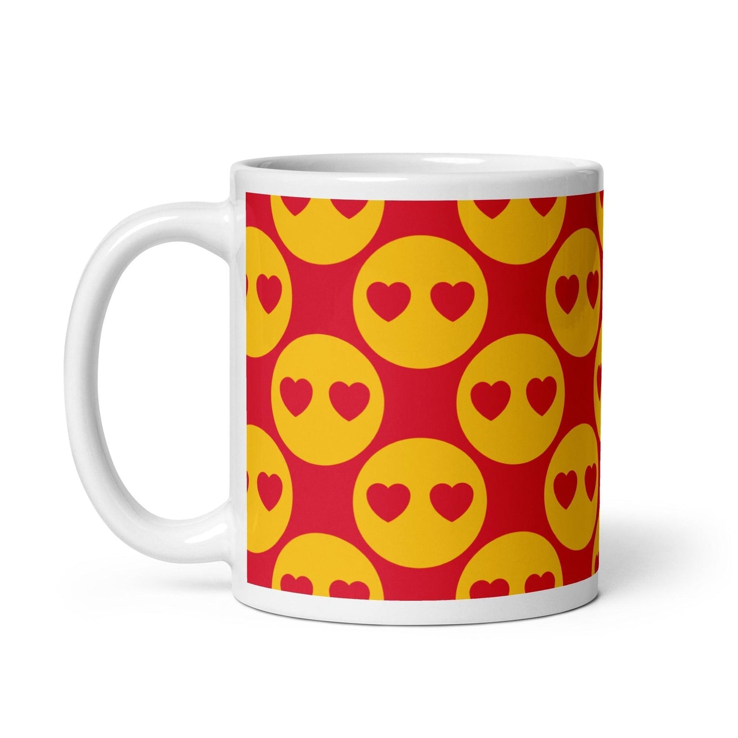 Mug - SUPERHAPPY - Sunshine and hearts print