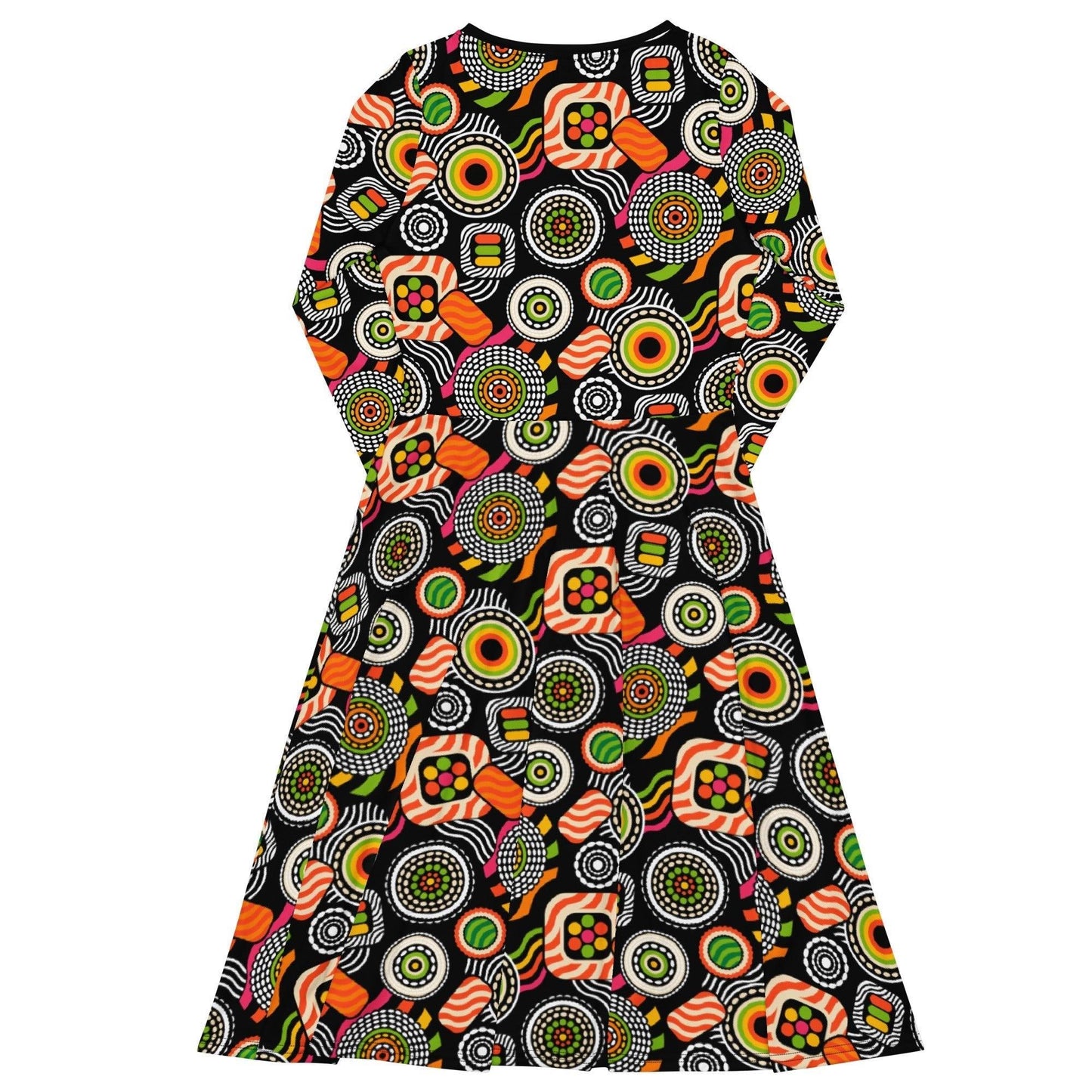 Midi dress - SUSHIPOPS - Colorful sushi print