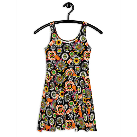 Skater dress - SUSHIPOPS - Colorful sushi print 3XL