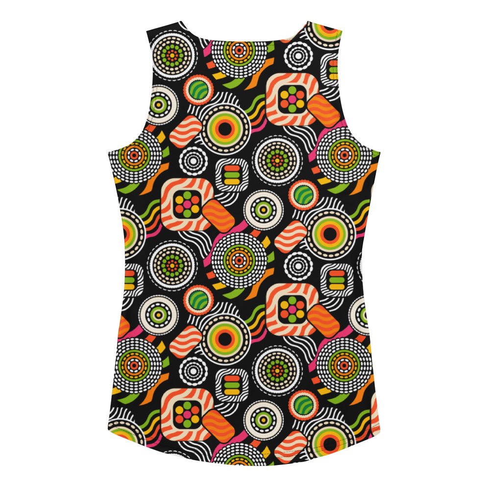 Tank top - SUSHIPOPS - Colorful sushi print XL