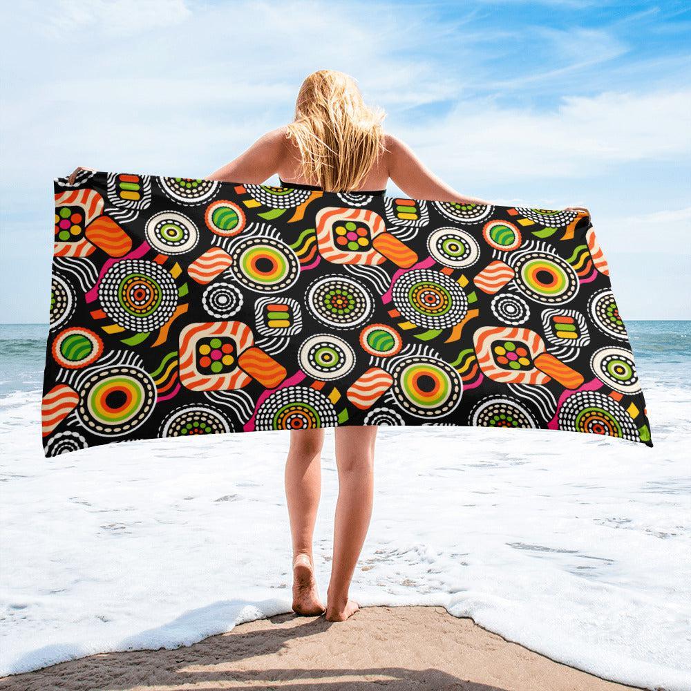 Towel - SUSHIPOPS - Colorful sushi print Default Title