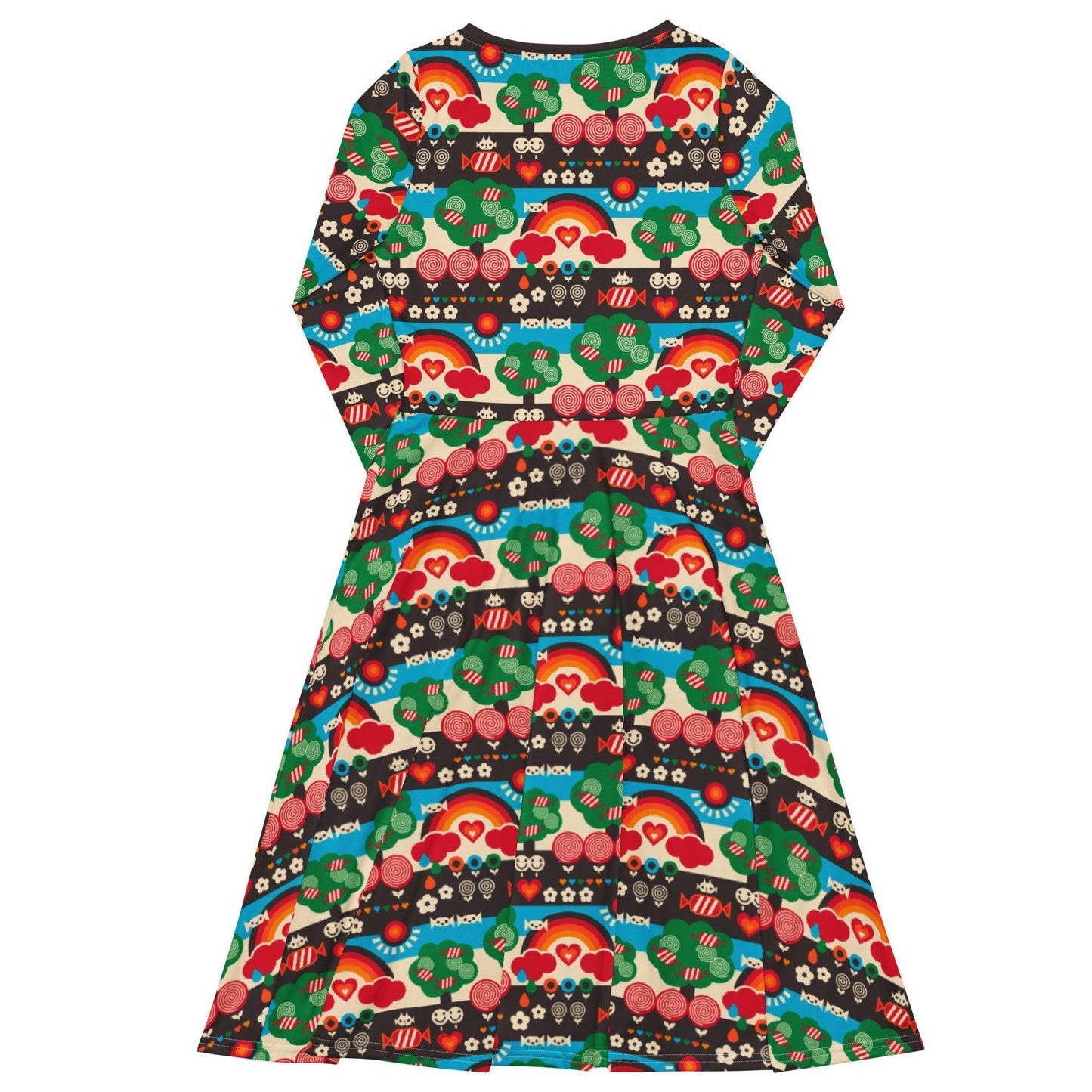 Midi dress - SWEET DAYS - Vintage candy print
