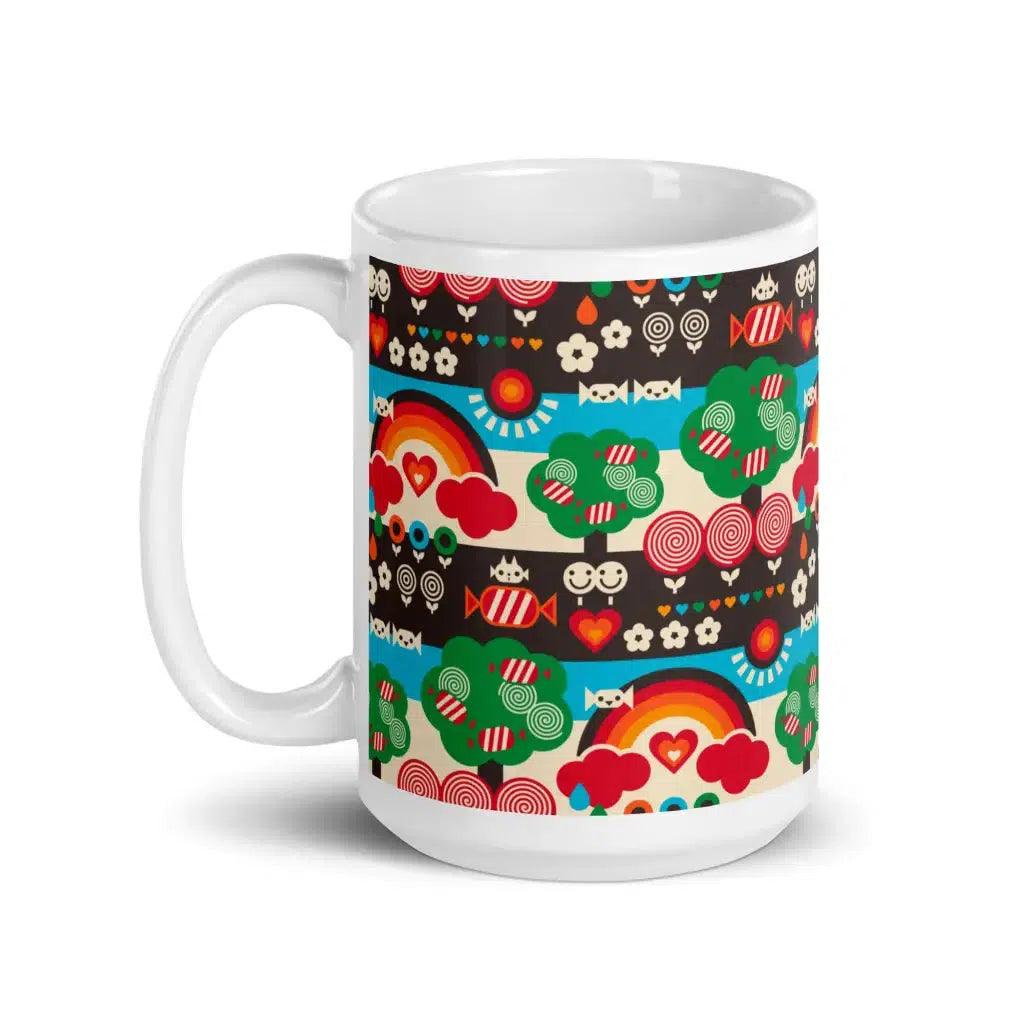 Mug - SWEET DAYS - Vintage candy print