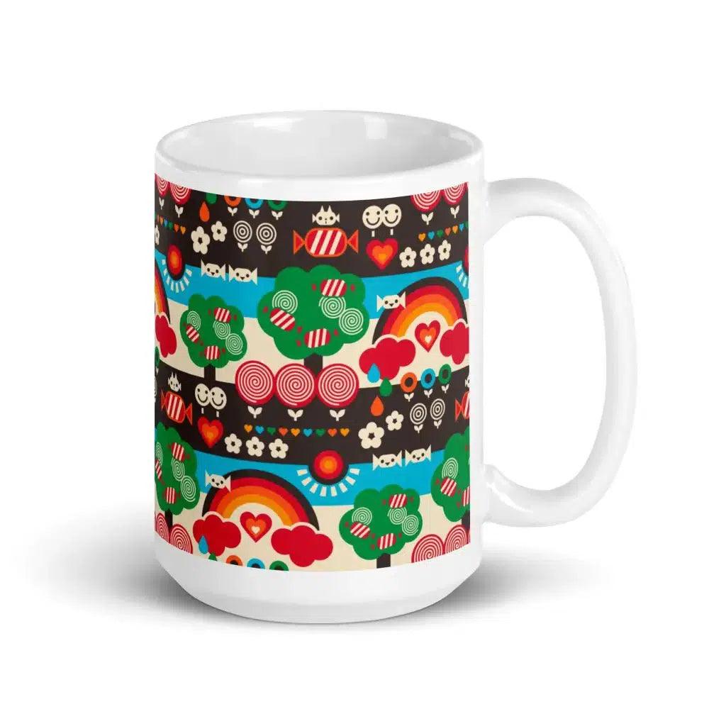 Mug - SWEET DAYS - Vintage candy print 15oz