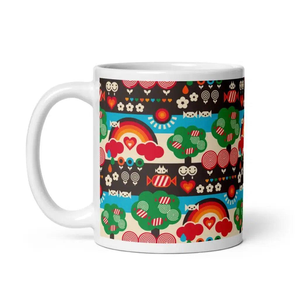 Mug - SWEET DAYS - Vintage candy print 11oz