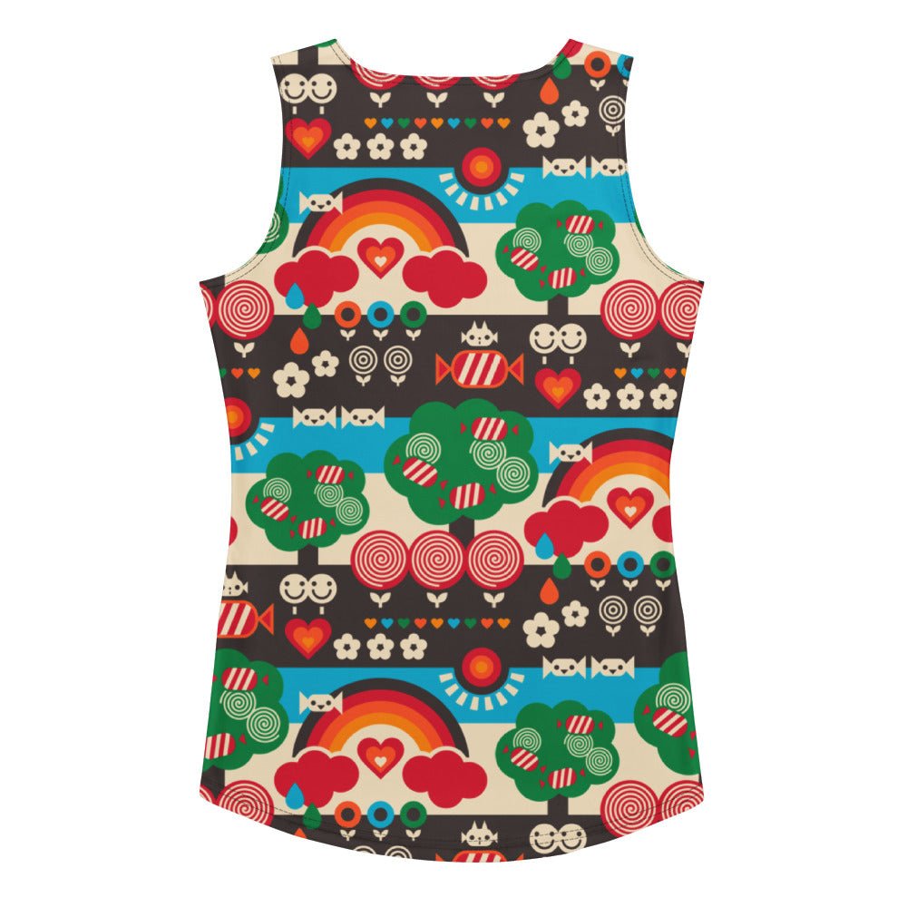 Tank top - SWEET DAYS - Vintage candy print XL