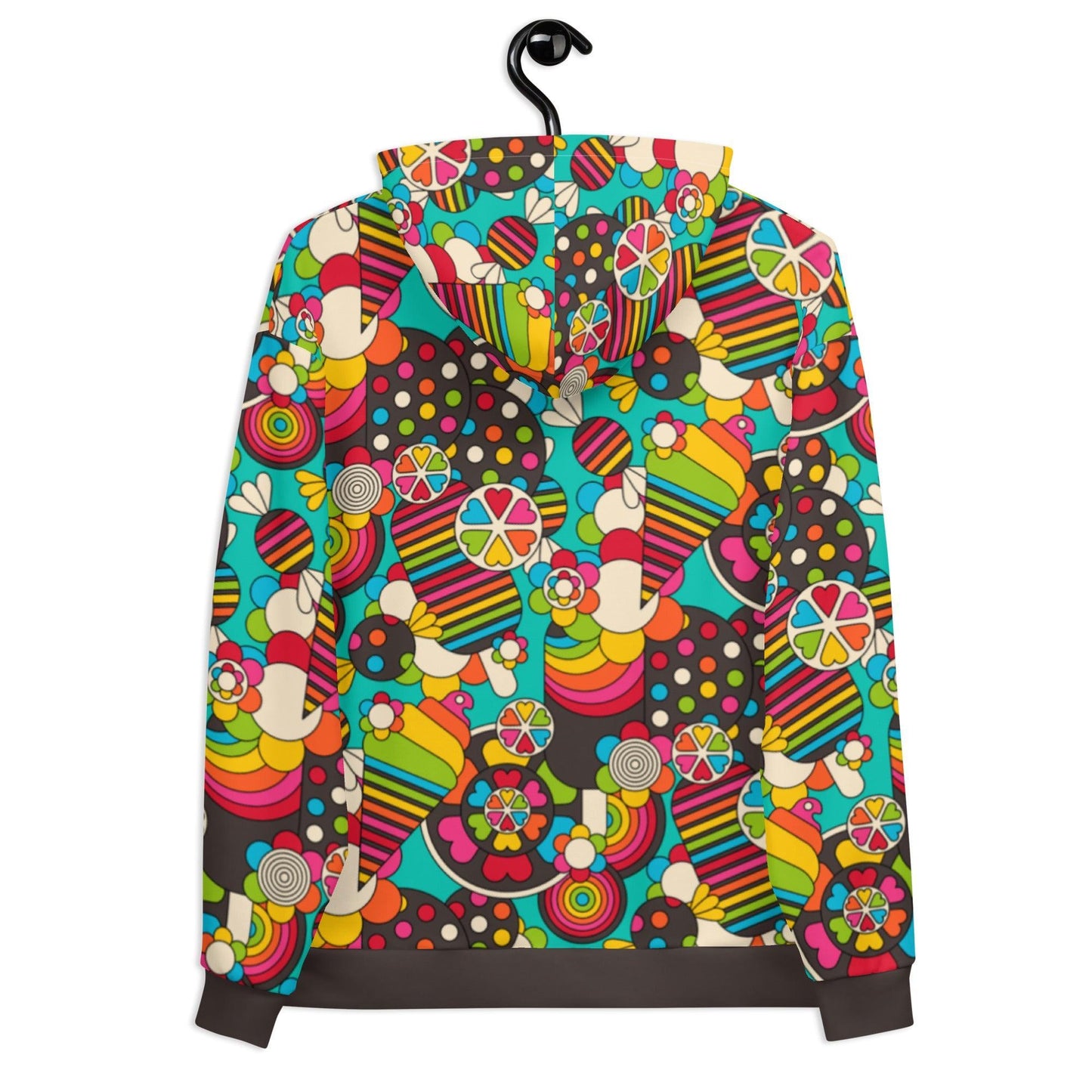 Hoodie - SWEET FREAK mint - Playful sweet treats print