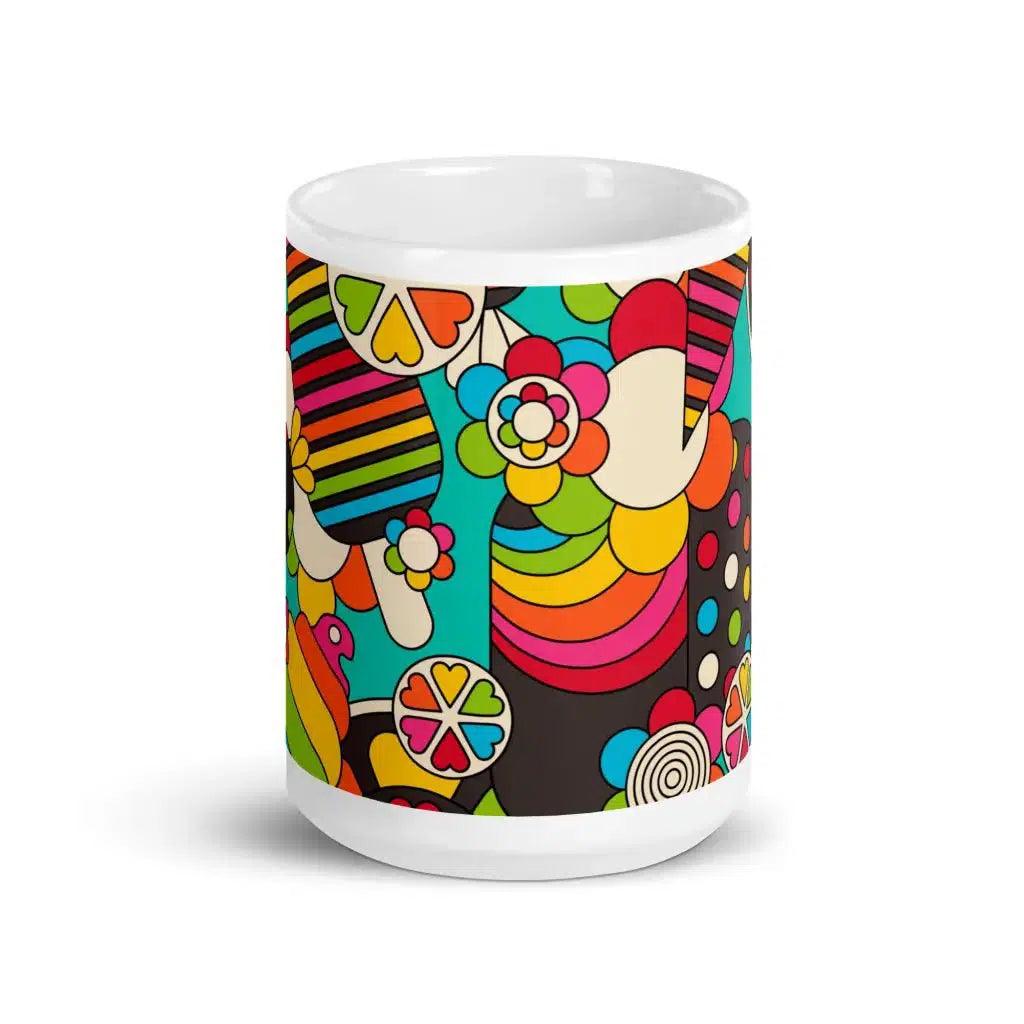 Mug - SWEET FREAK mint - Playful sweet treats print