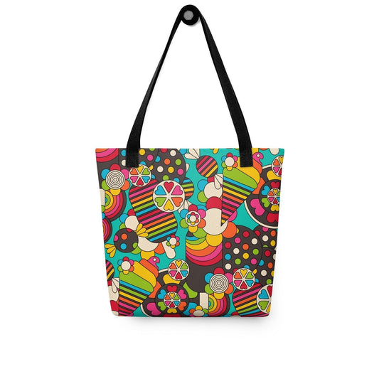 Tote bag - SWEET FREAK mint - Playful sweet treats print Default Title
