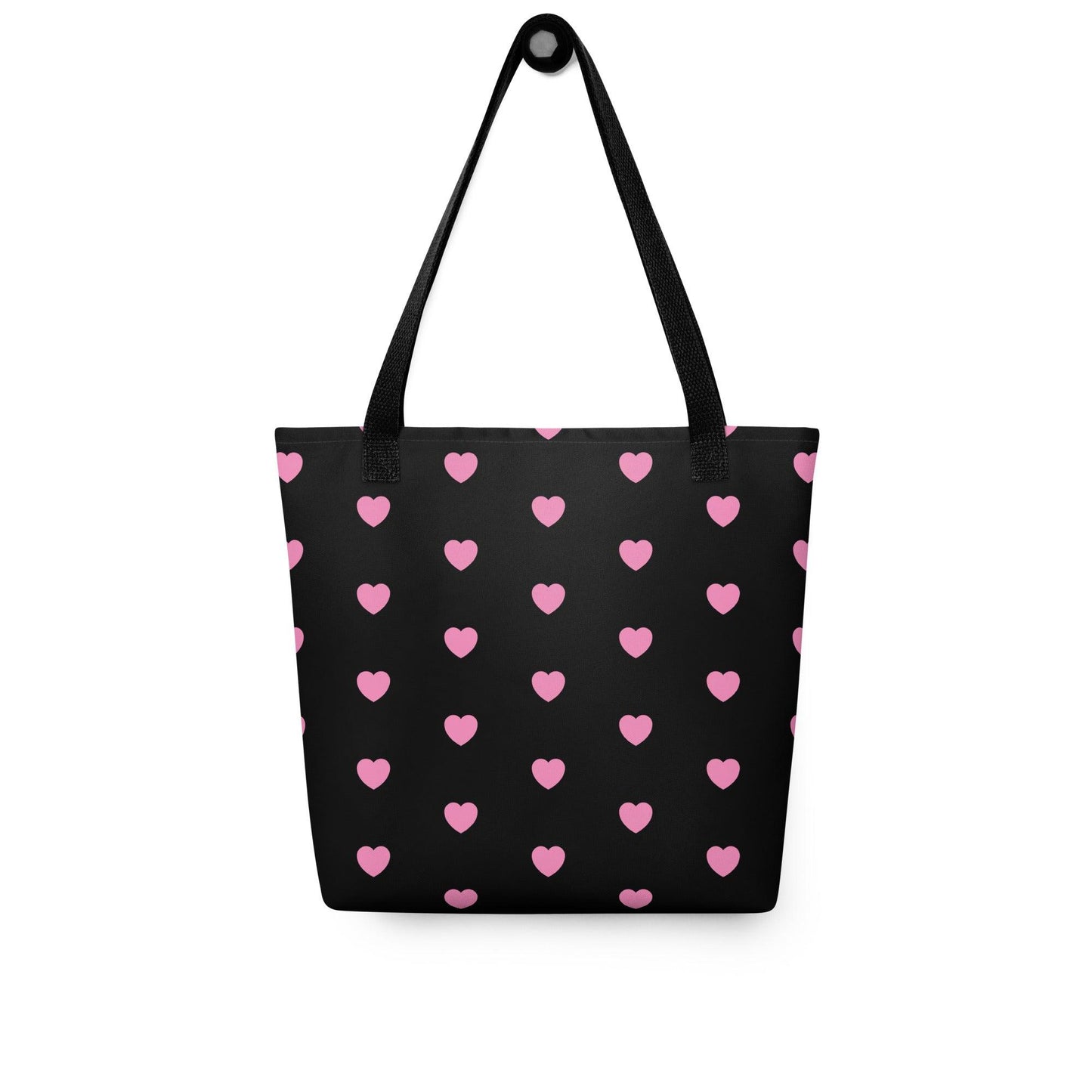 Tote bag - SMALL HEARTS pink - Small hearts print Default Title
