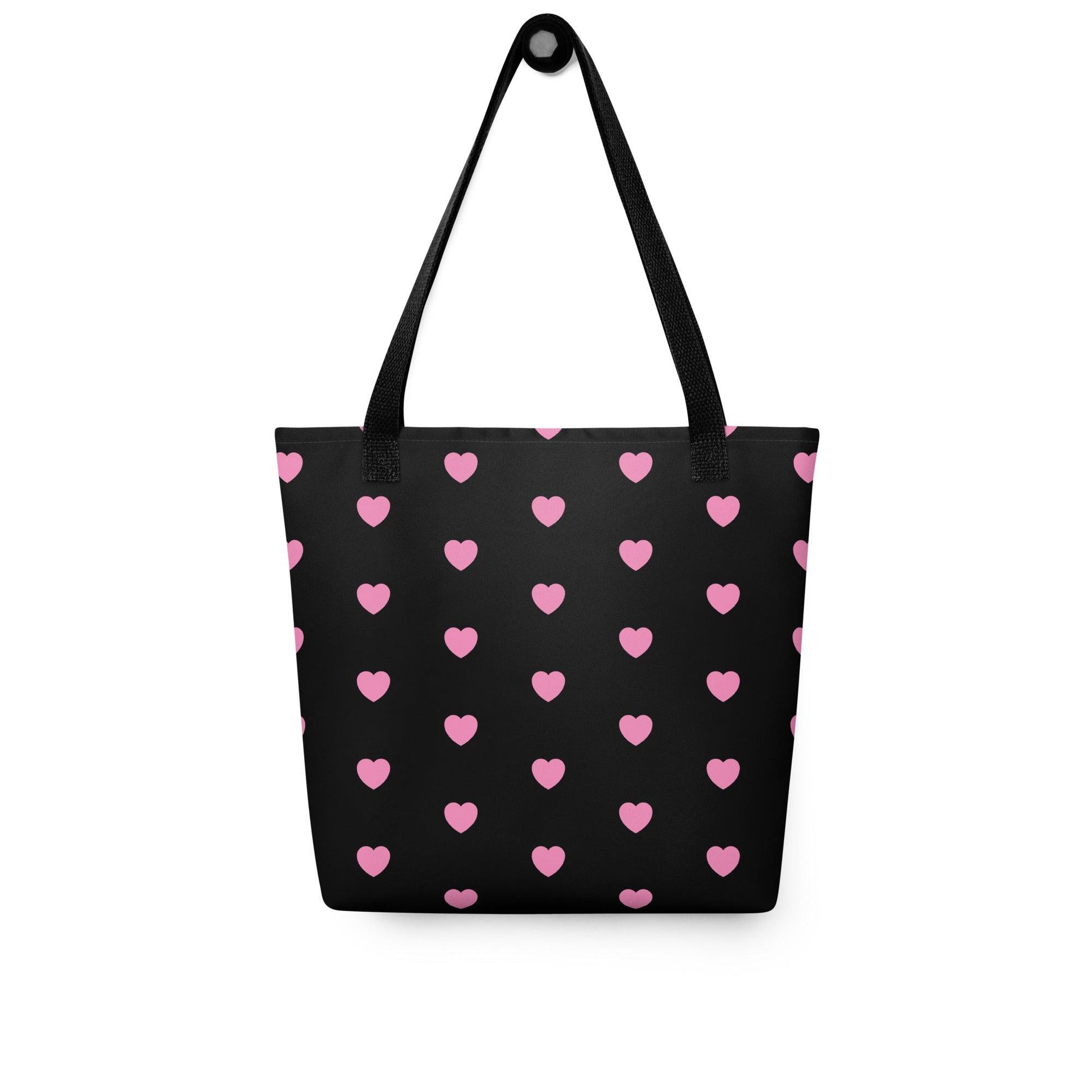 Tote bag - SMALL HEARTS pink - Small hearts print Default Title