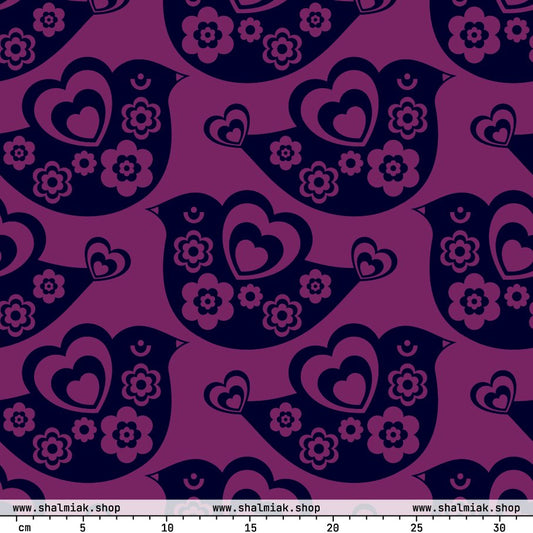 TWEET LOVE plum