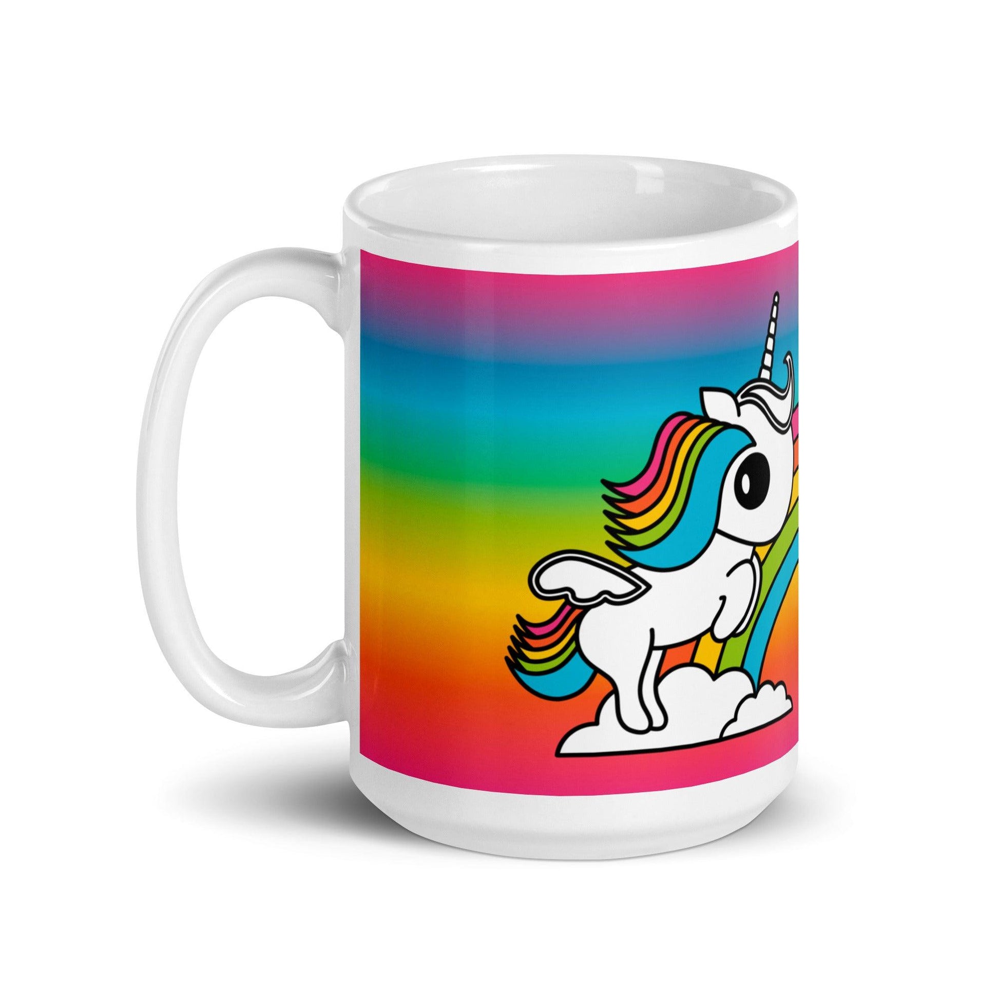 Mug - UNIQUE rainbow - Unicorns and rainbows print