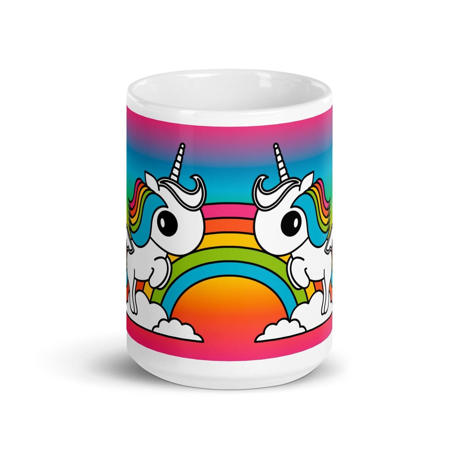 Mug - UNIQUE rainbow - Unicorns and rainbows print
