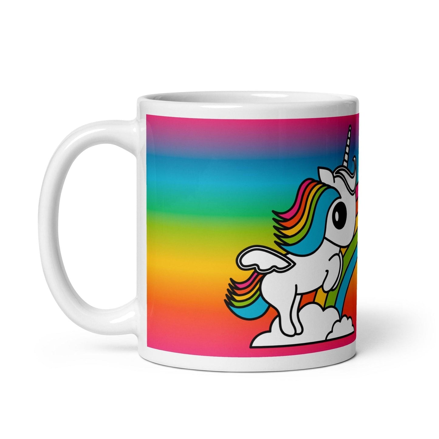 Mug - UNIQUE rainbow - Unicorns and rainbows print