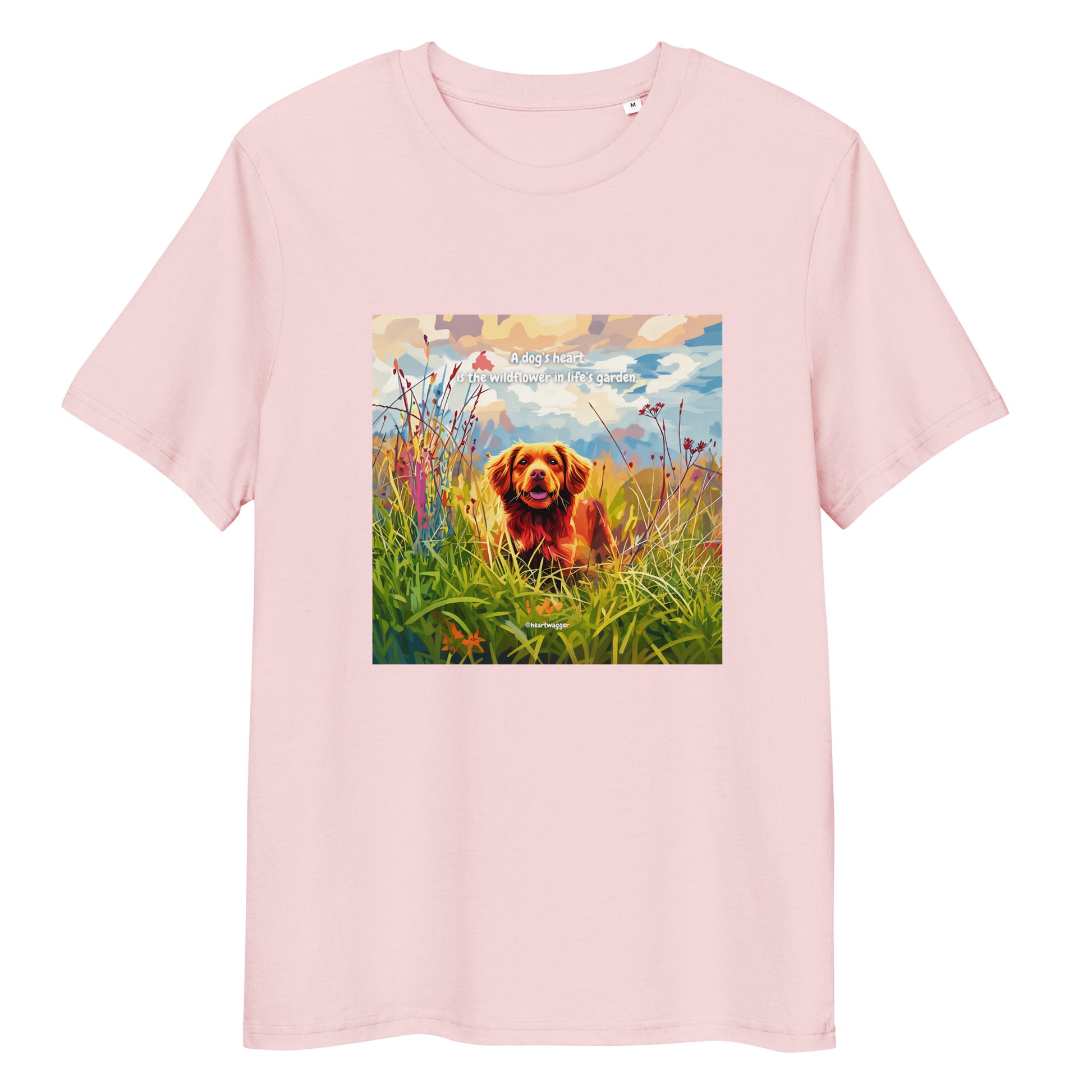 T-Shirt - A dog’s heart is the wildflower in life’s garden | SHALMIAK