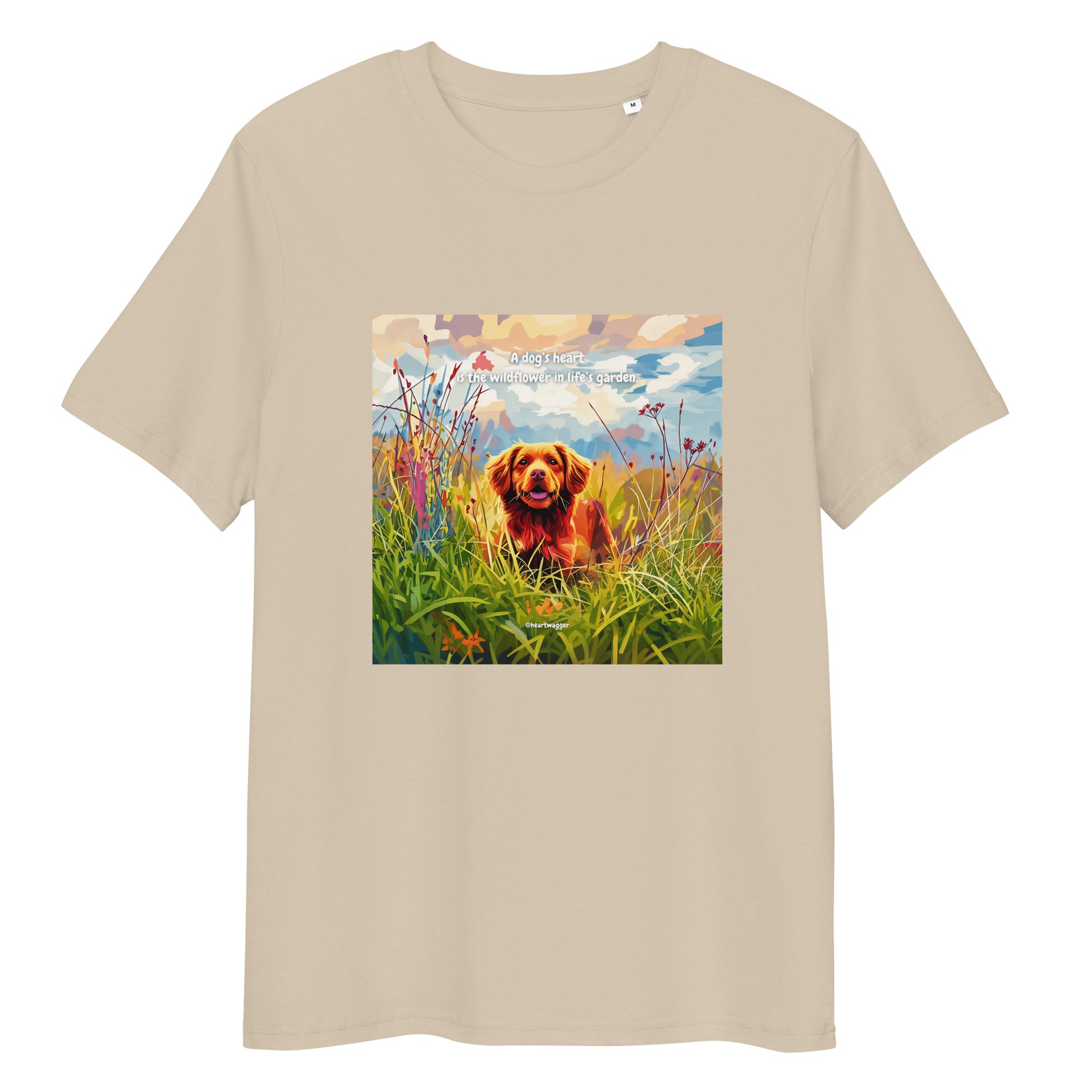 T-Shirt - A dog’s heart is the wildflower in life’s garden | SHALMIAK