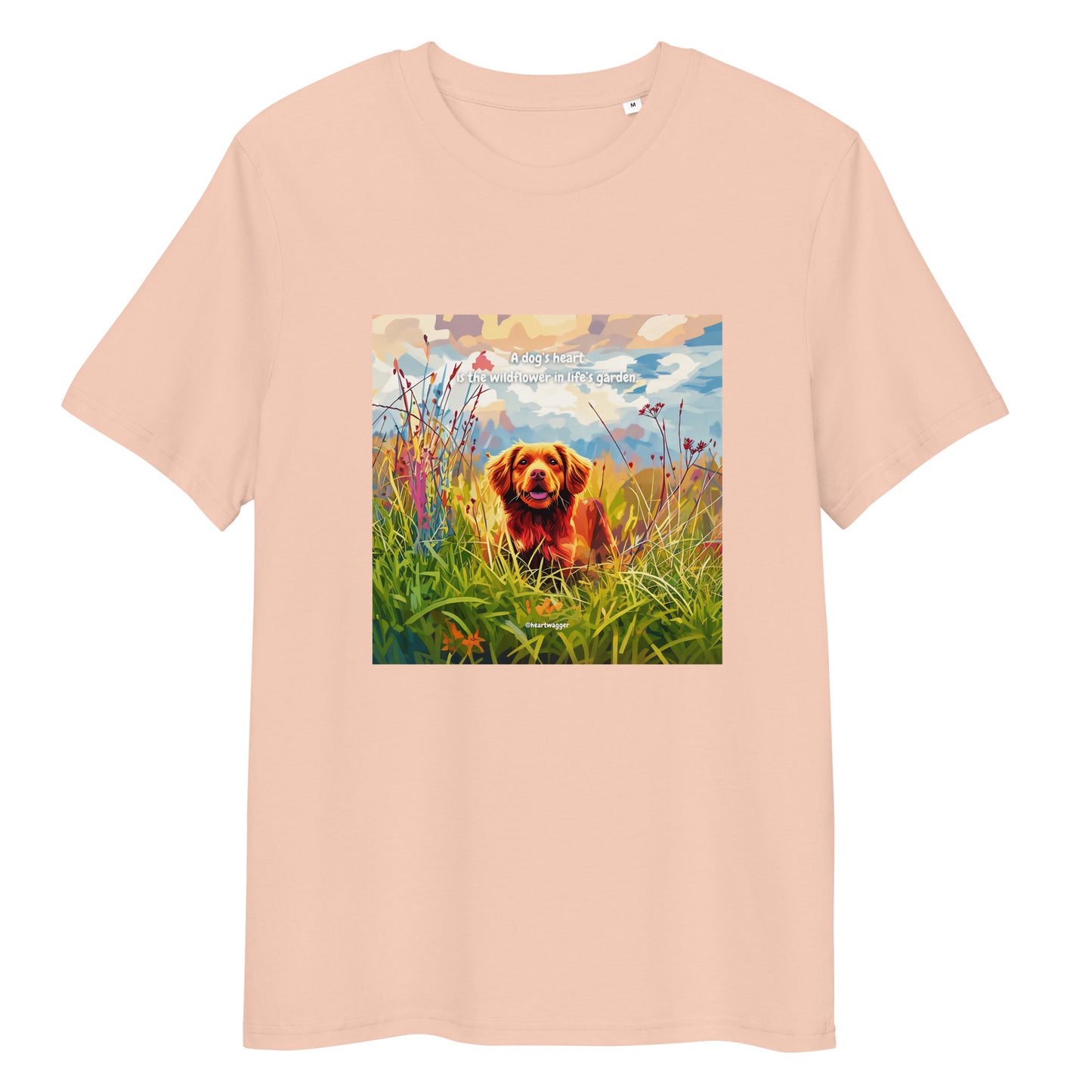 T-Shirt - A dog’s heart is the wildflower in life’s garden | SHALMIAK