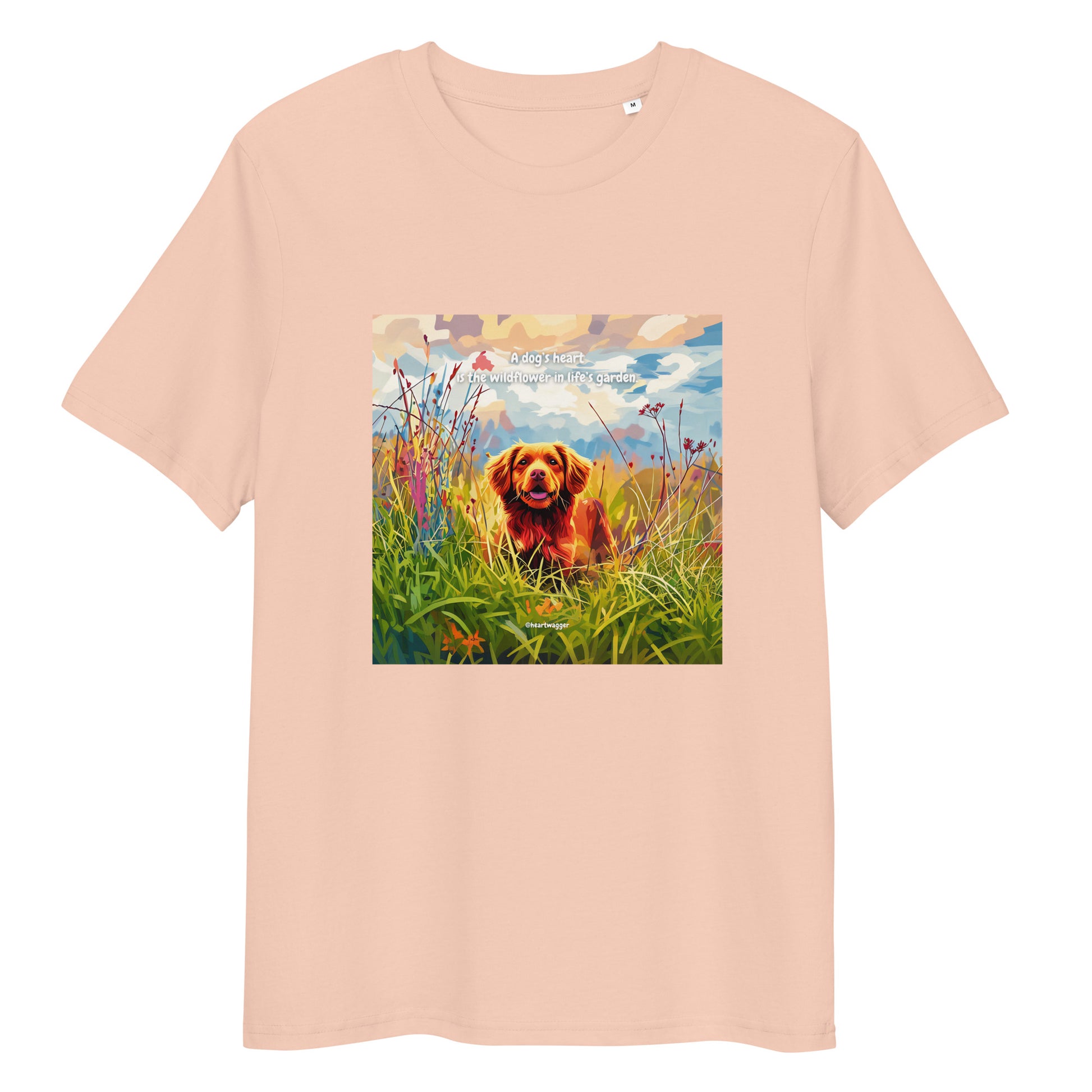 T-Shirt - A dog’s heart is the wildflower in life’s garden | SHALMIAK