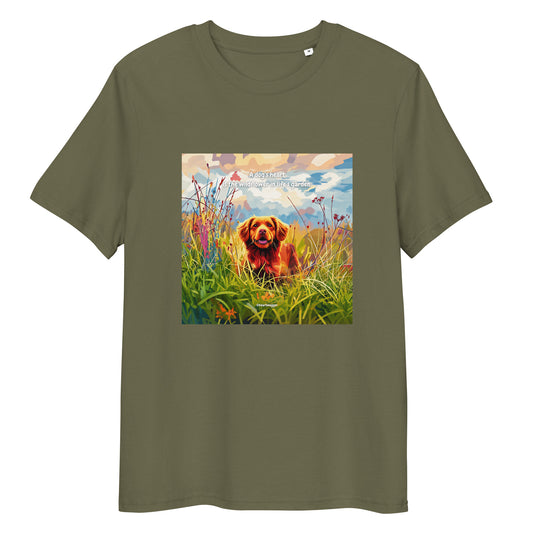 T-Shirt - A dog’s heart is the wildflower in life’s garden | SHALMIAK
