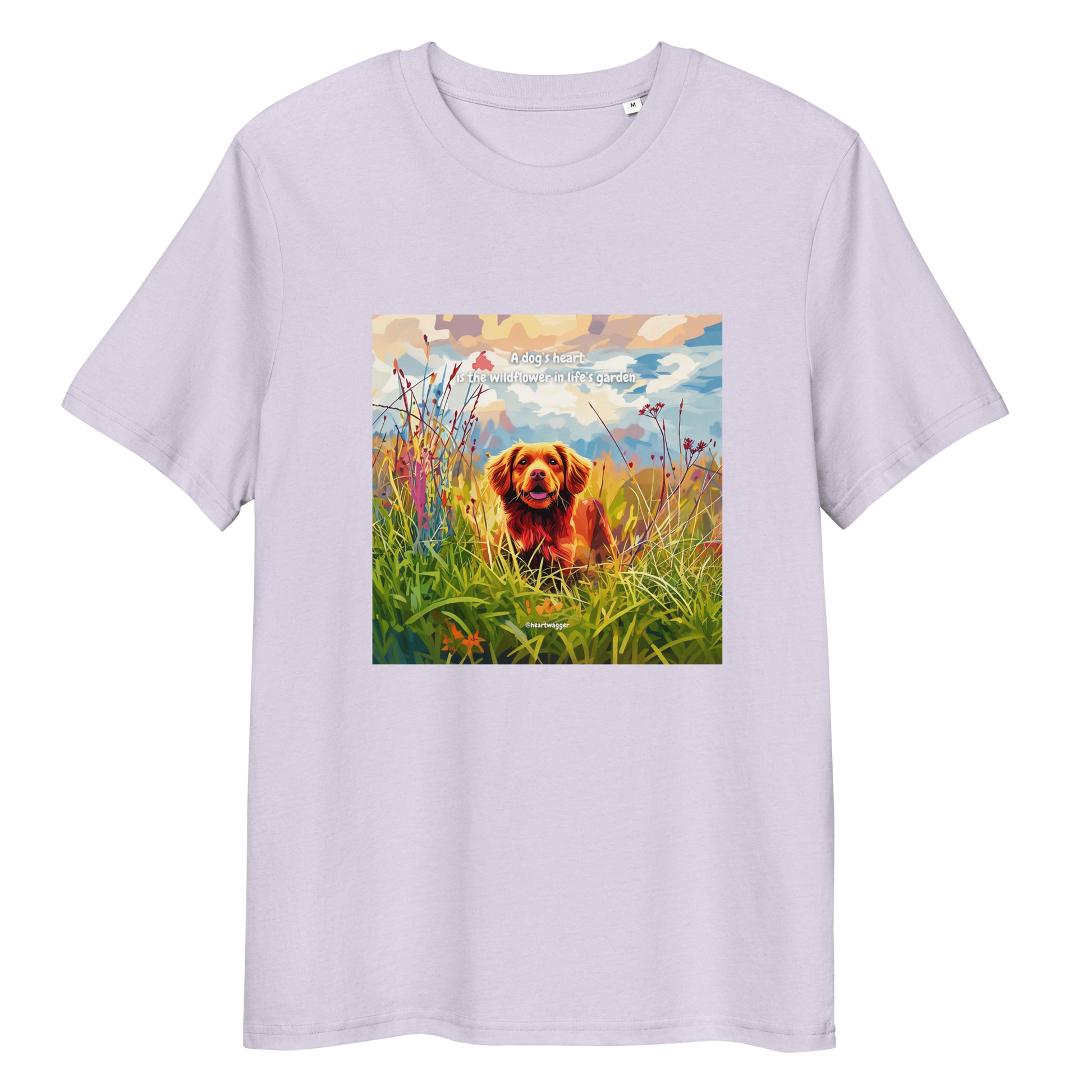 T-Shirt - A dog’s heart is the wildflower in life’s garden | SHALMIAK