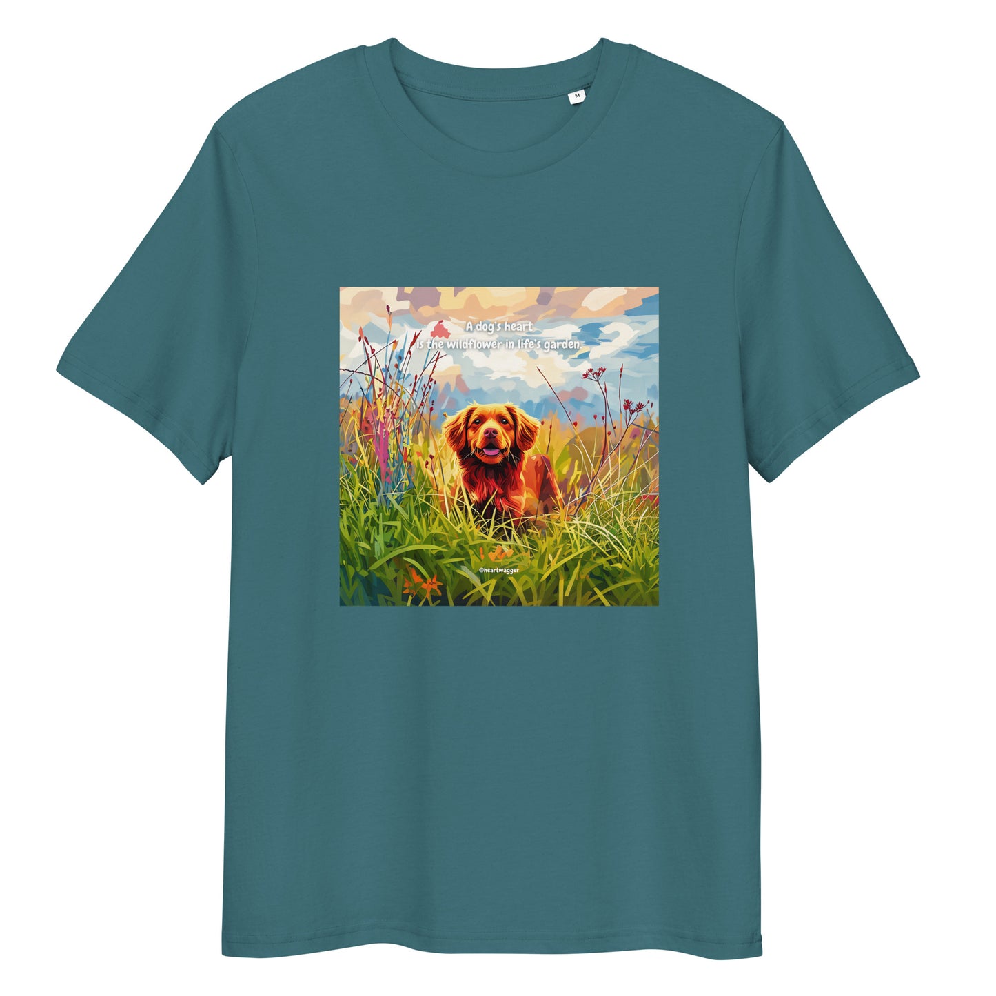 T-Shirt - A dog’s heart is the wildflower in life’s garden | SHALMIAK