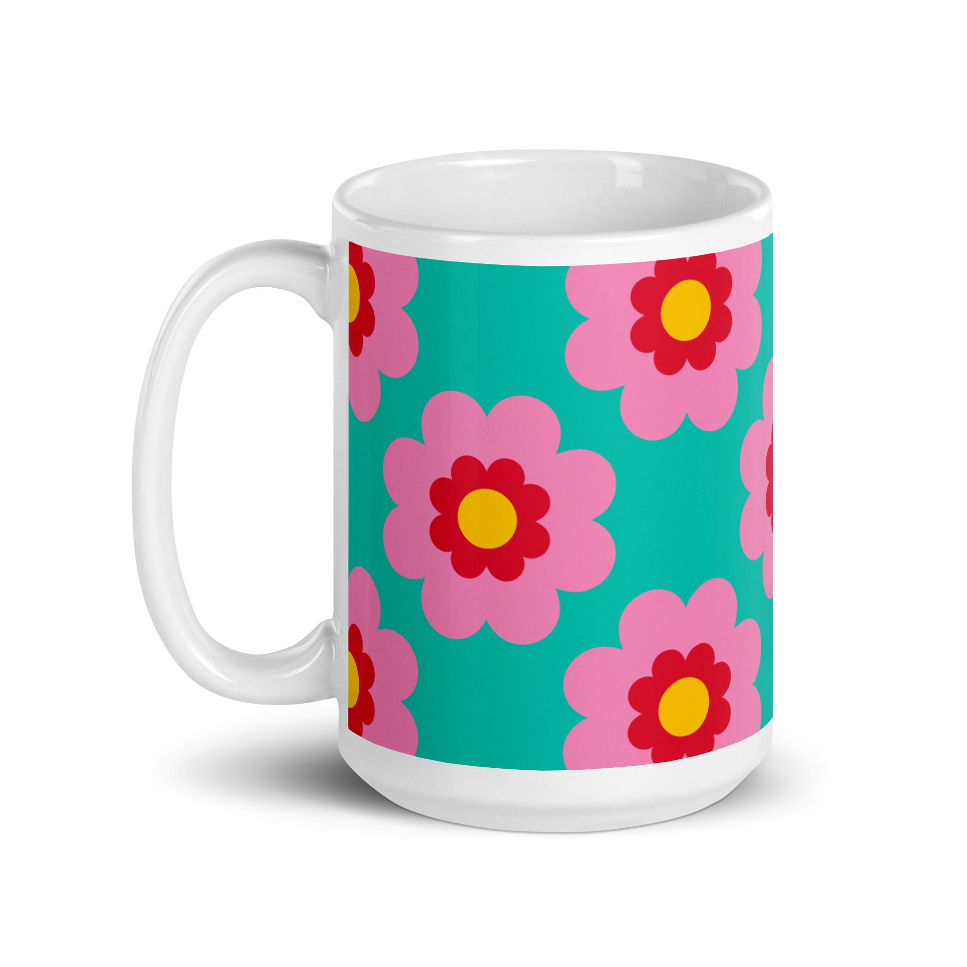 FANCY BLOOM pink mint - Mug