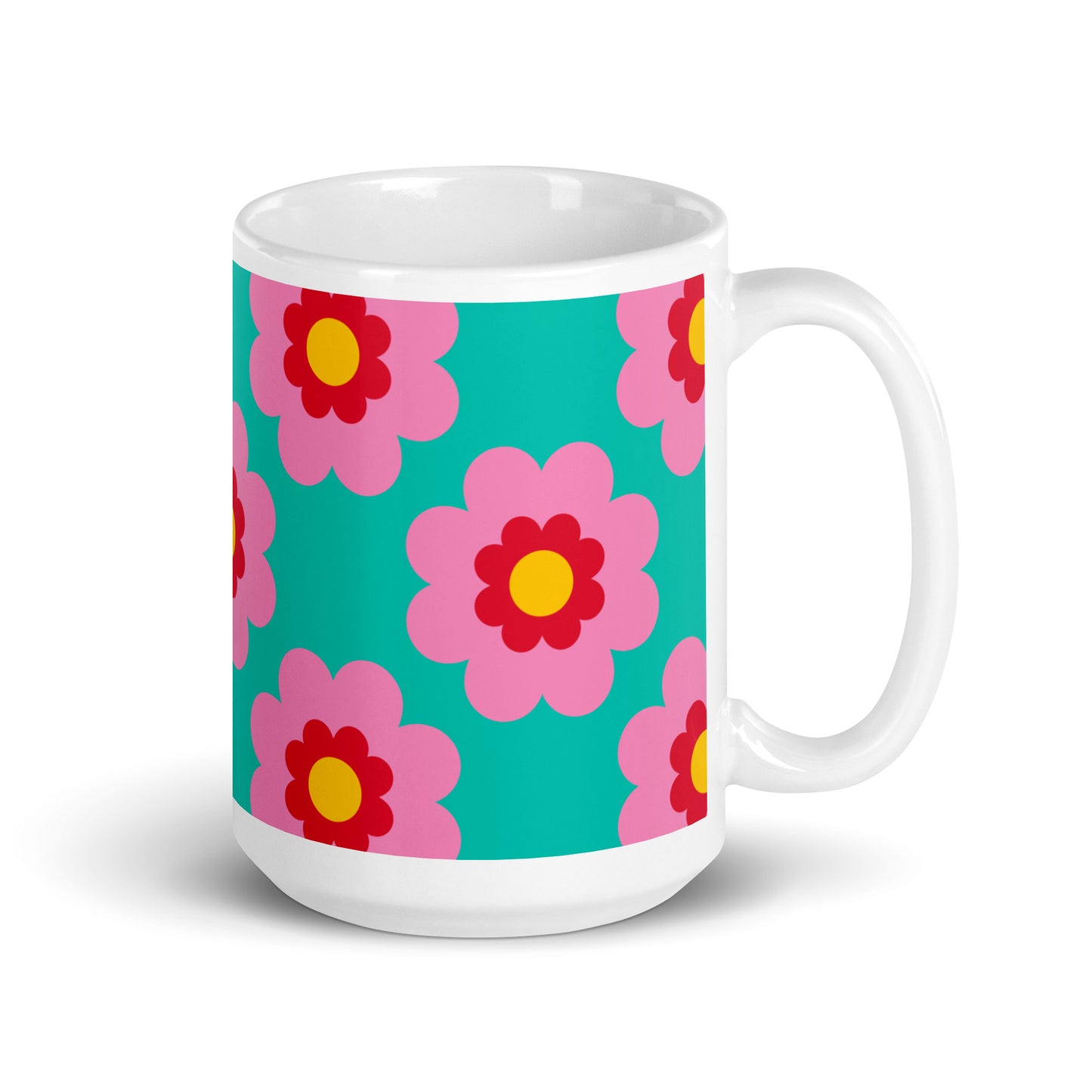 FANCY BLOOM pink mint - Mug
